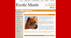 Desktop Screenshot of exoticmeatusa.com